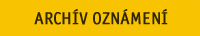 Archiv Oznámení