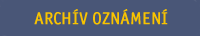 Archiv Oznámení